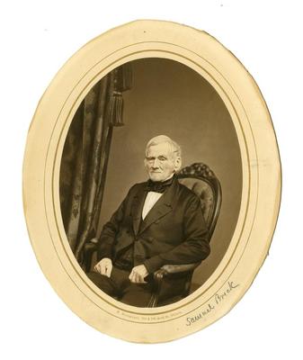 Photographic portrait of Samuel Breck, undated