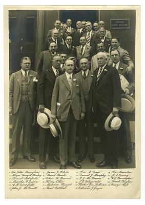 John Monaghan and friends photograph, 1928