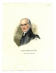 Joseph Hopkinson watercolor portrait