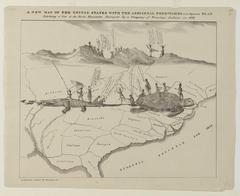 New Map of the United States with the Additional Territories on an Improved Plan political cartoon, circa 1829