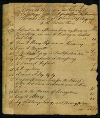 Journal of the Proceedings of Conrad Weiser in his Journey to Onontago, 1750