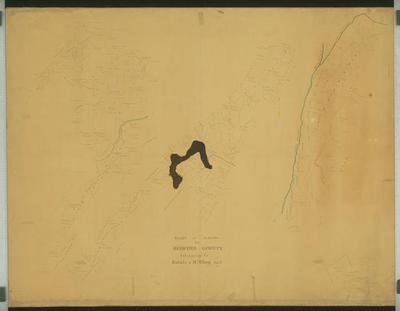 Draft of Lands in Bedford County belonging to Estate of B. Chew dec'd, circa 1810