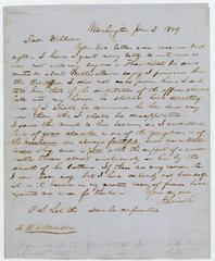 Abraham Lincoln letter to William H. Herndon, January 5, 1849