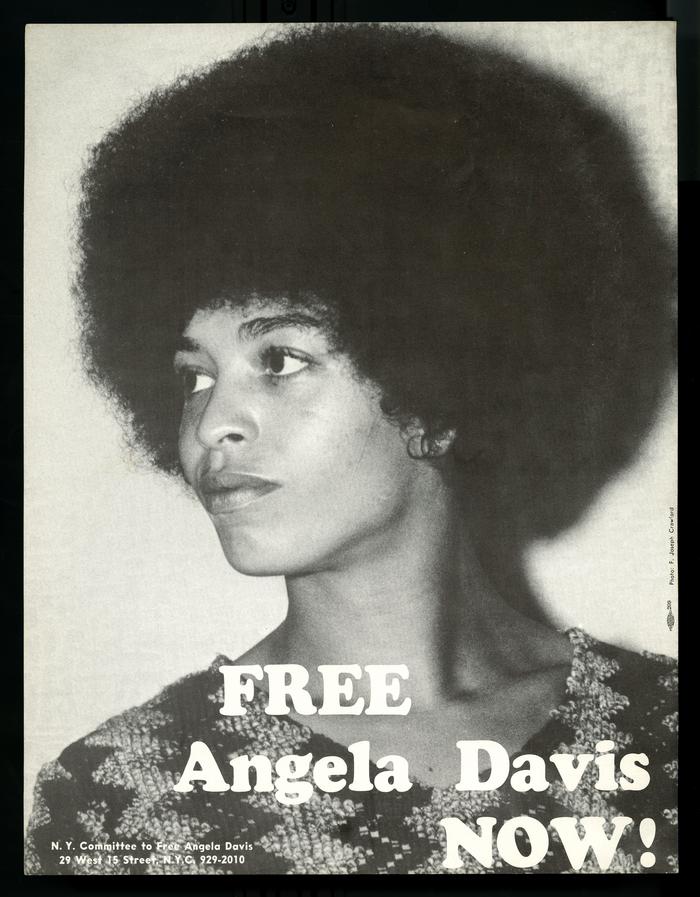 Free Angela Davis Now! poster, circa 1971