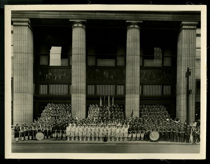 John Wanamaker Commercial Institute group photograph, 1920s