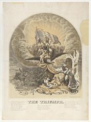 Triumph political cartoon, 1861