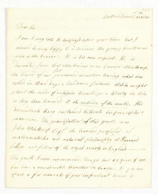 Samuel Adams correspondence to Thomas McKean