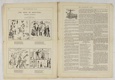 Song of Hiawatha political cartoon, 1879