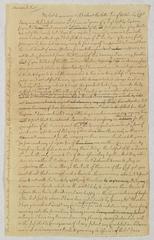 Benjamin Chew letters to Samuel Chew, 1743