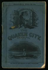 "The Quaker City, or, the Monks of Monk Hall," cover and frontispiece illustrations