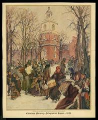 Christmas morning at Independence Square 1836