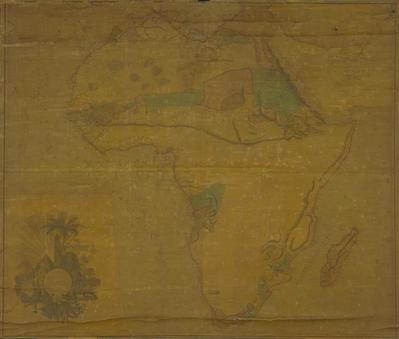 Discovering the Interior parts of Africa map, undated