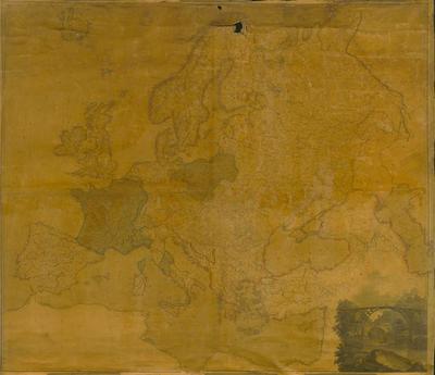 Map of Europe, circa 1820