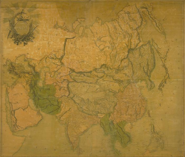 Asia map, undated