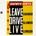 Leave Drive Live WPA safety poster, 1938