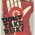 Don't Take Risks WPA safety poster, circa 1933-1941