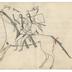 Big Man and One Bull drawings presented to Rudolf Cronau, 1881