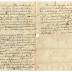 Joseph Howe correspondence, 1770-1775