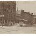 View of street washing trolley in Grand Rapids photograph