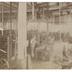 J. G. Brill Company plant interior with workers at work bench, photograph
