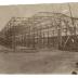 J. G. Brill Company frame of new building under construction, photograph