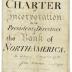 Charter of Incorporation to the Presidents and Directors of the Bank of North America, 1785