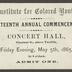 Institute for Colored Youth address and tickets, 1855-1868