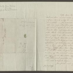 Dolley Madison letter to W. C. Preston, 1839
