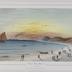 Cape May Point, New Jersey watercolor, 1875