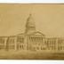 Philadelphia City Hall proposed plans, 1860