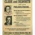 Philly Pigeon Says, Clark-Dilworth mayoral campaign flyers, 1951
