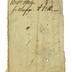 Bills, receipts, and invoices (1788-1789)