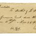 Bills, receipts, and invoices (1799)