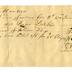 Conrad Weiser: Receipt (September 30, 1750); Conrad Weiser to Thomas Lee (October 4, 1750)