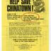 "Help Save Chinatown!" flyer
