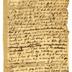 Conrad Weiser to the governor of Pennsylvania: Drafts of two letters (undated)