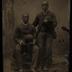 Full-length tintype portrait of two African American men, 1861