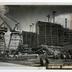 Photographs of ships and workers at Sun Shipbuilding and Dry Dock Company