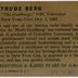 The Goldbergs trading cards, 1952 [Gertrude Berg and Eli Mintz]