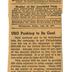 United Service Organization (USO) newspaper clippings about fundraising efforts, 1941