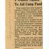 United Service Organization (USO) newspaper clippings about volunteer activities, 1941