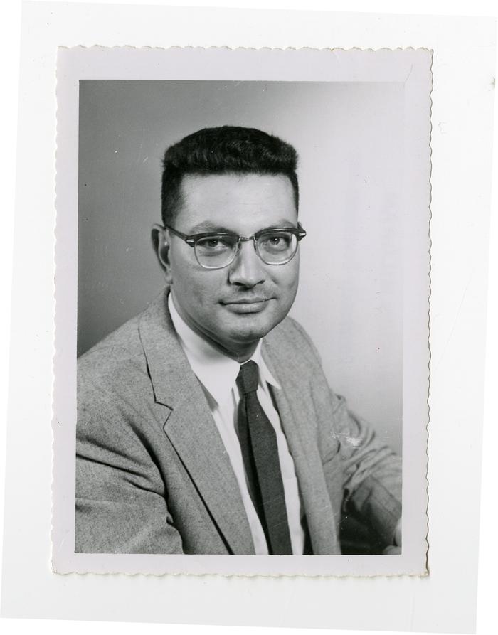 Photographic portrait of Morris Milgram (circa 1962)