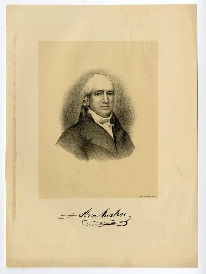 Print of Abraham Markoe after a lithograph by H. M. Smith Co., St.Paul