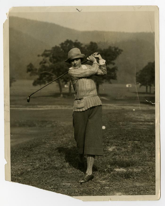 Glenna Collett, photograph (1927)