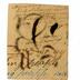 Fraktur writing sample of letters BCD, 1780