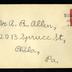 Alfred Allen Jr.'s (Reggie) wartime letters to Alfred Allen Sr. 