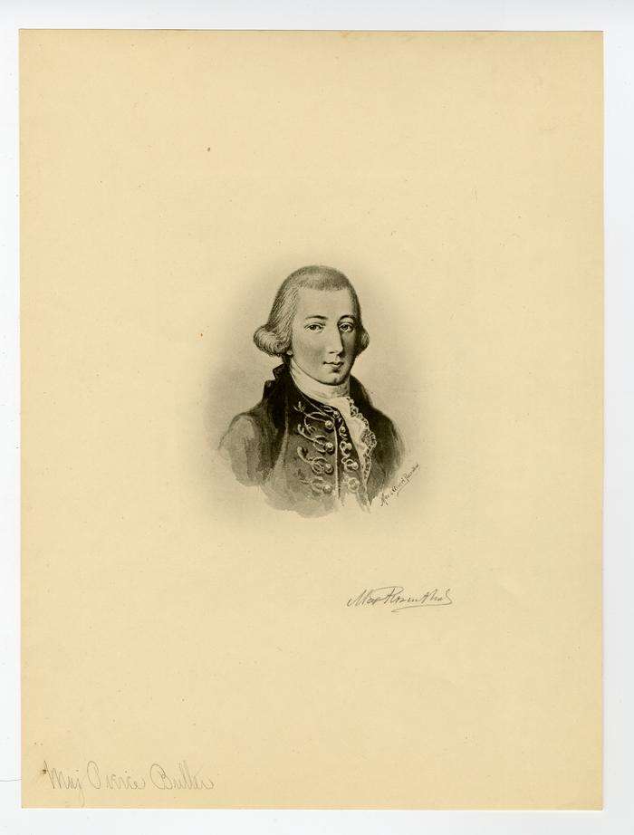 Pierce Butler, print by Max Rosenthal of a portrait by Max and Albert Rosenthal (undated)